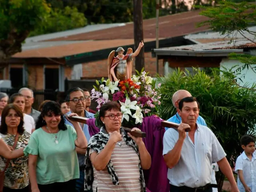Tradicional procesión religiosa