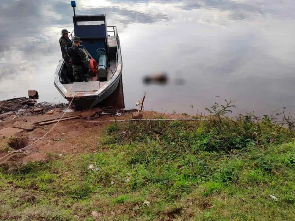 Intervención de Prefectura Naval Argentina en el lugar