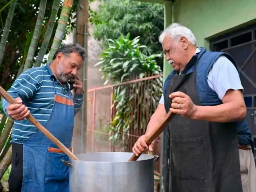 Cocción del plato ancestral de la abundancia