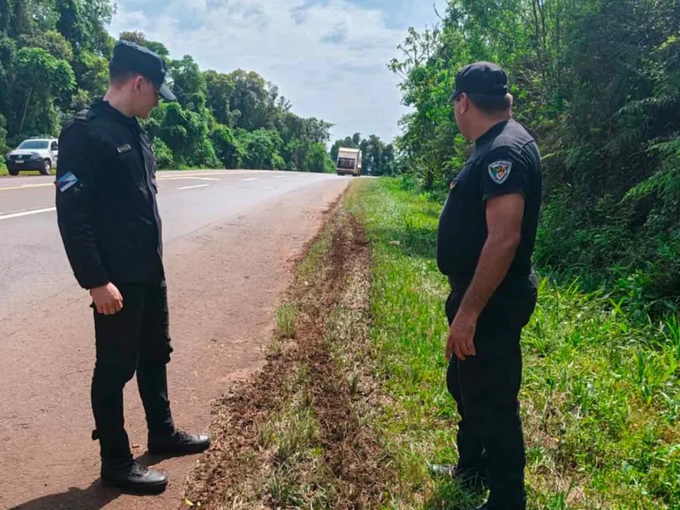 La víctima fue interceptada en la Ruta Nacional 12