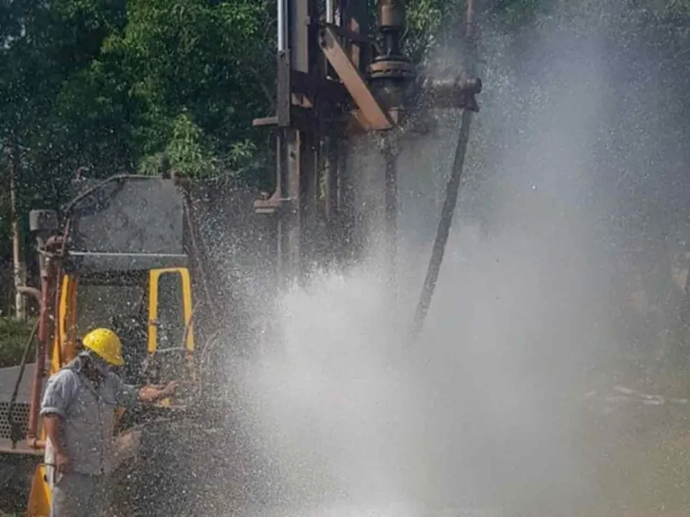 Perforación, red, impulsión y tanque