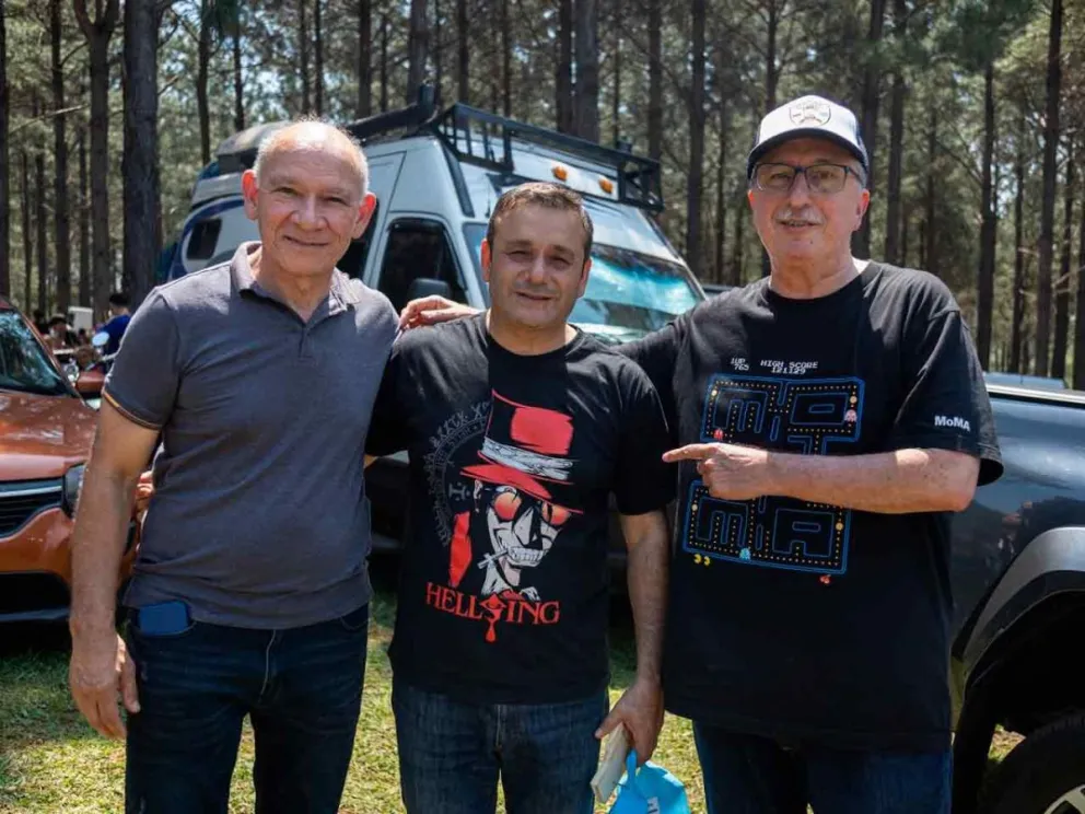 El Gobernador junto a Herrera Ahuad y Bueno