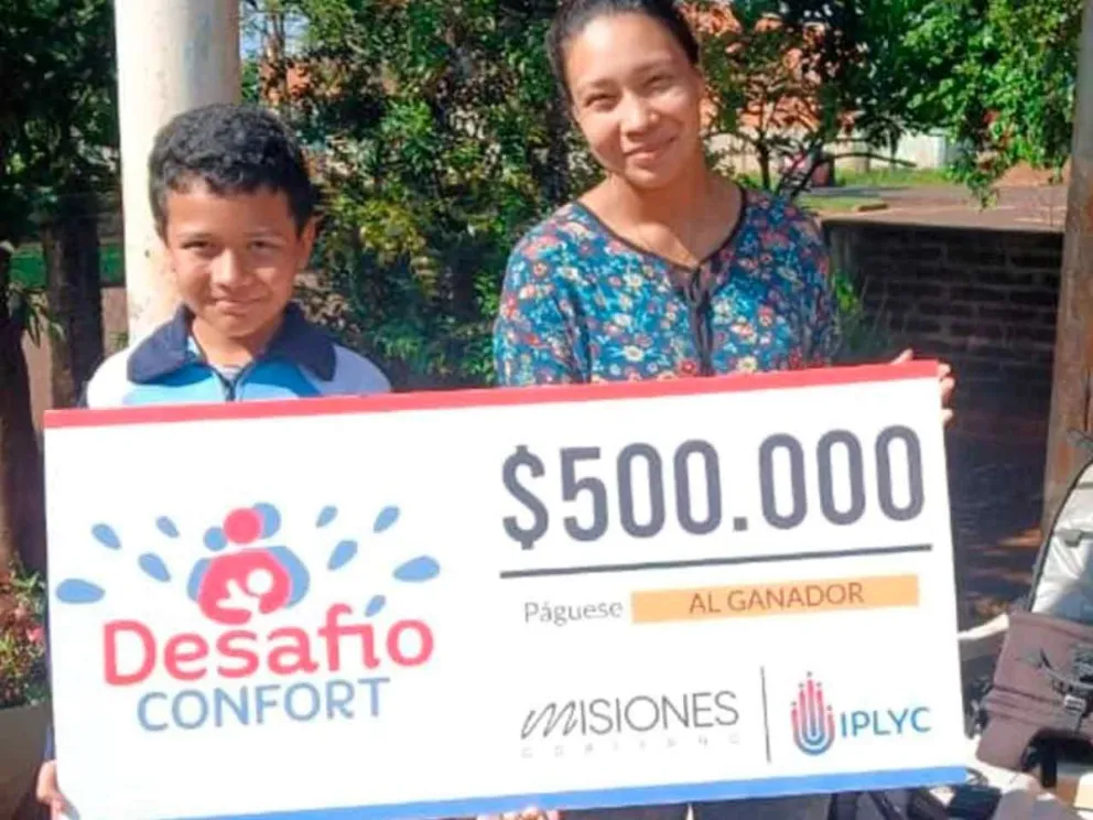 Graciela Do Reis y su hijo, felices