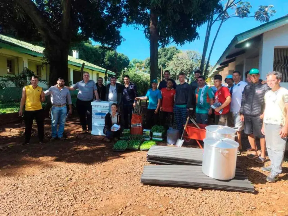 Beneficiarios de “La Casita de San Miguel” 