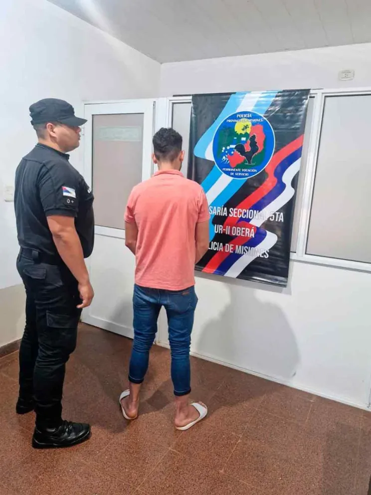 Momento de la aprehensión del agresor