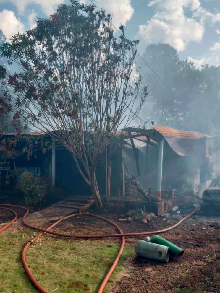 Investigan las causas del siniestro