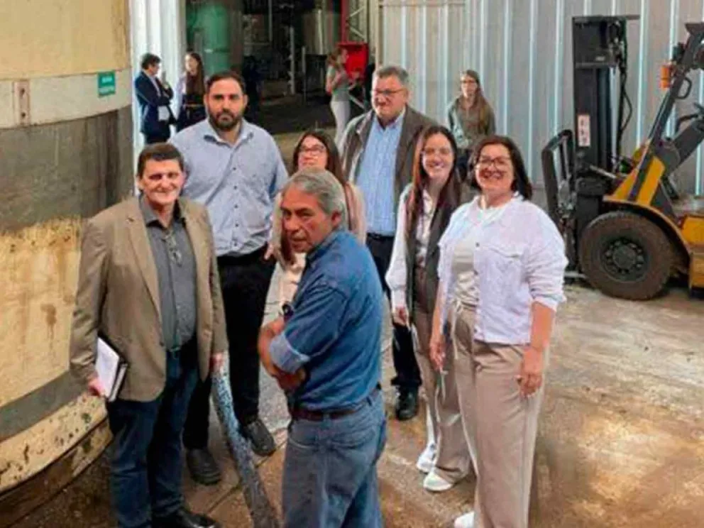 Funcionarios recorrieron la planta