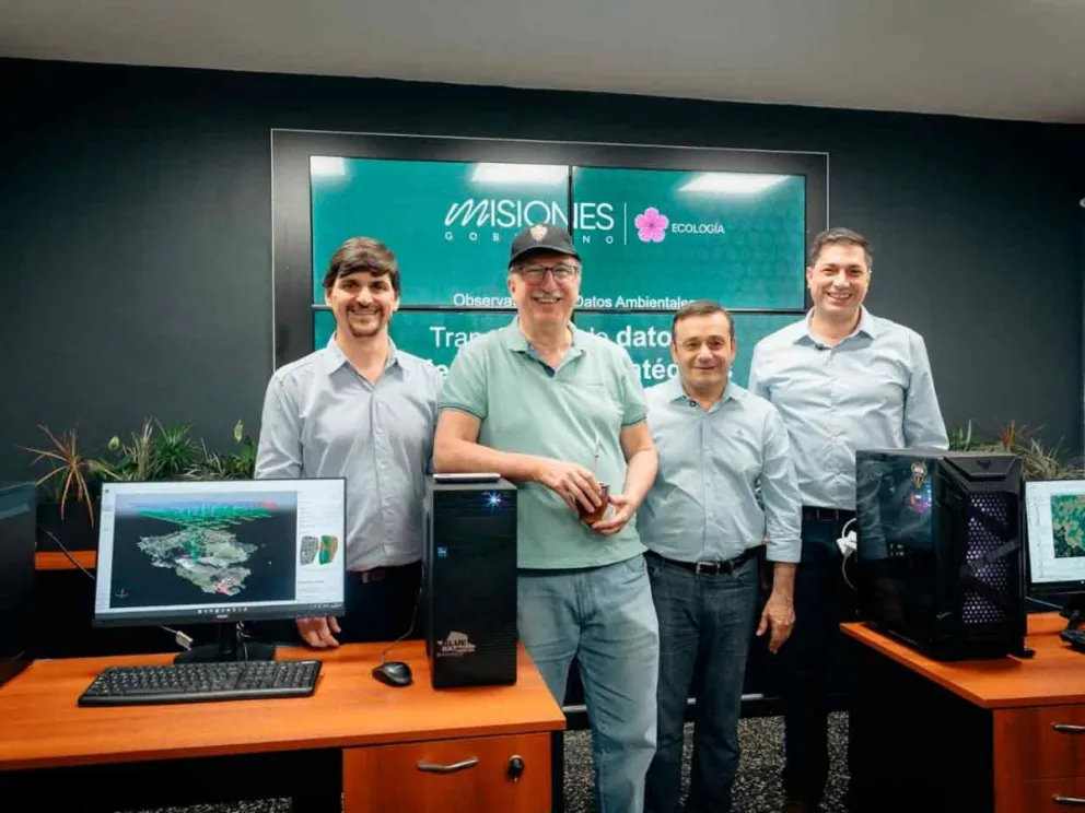 El Gobernador y Herrera Ahuad con Recamán y Russo