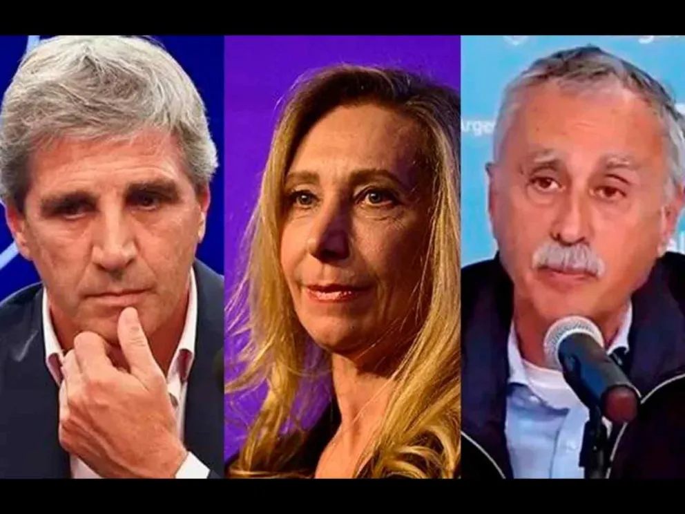 Luis Caputo - Karina Milei - Mario Lugones 