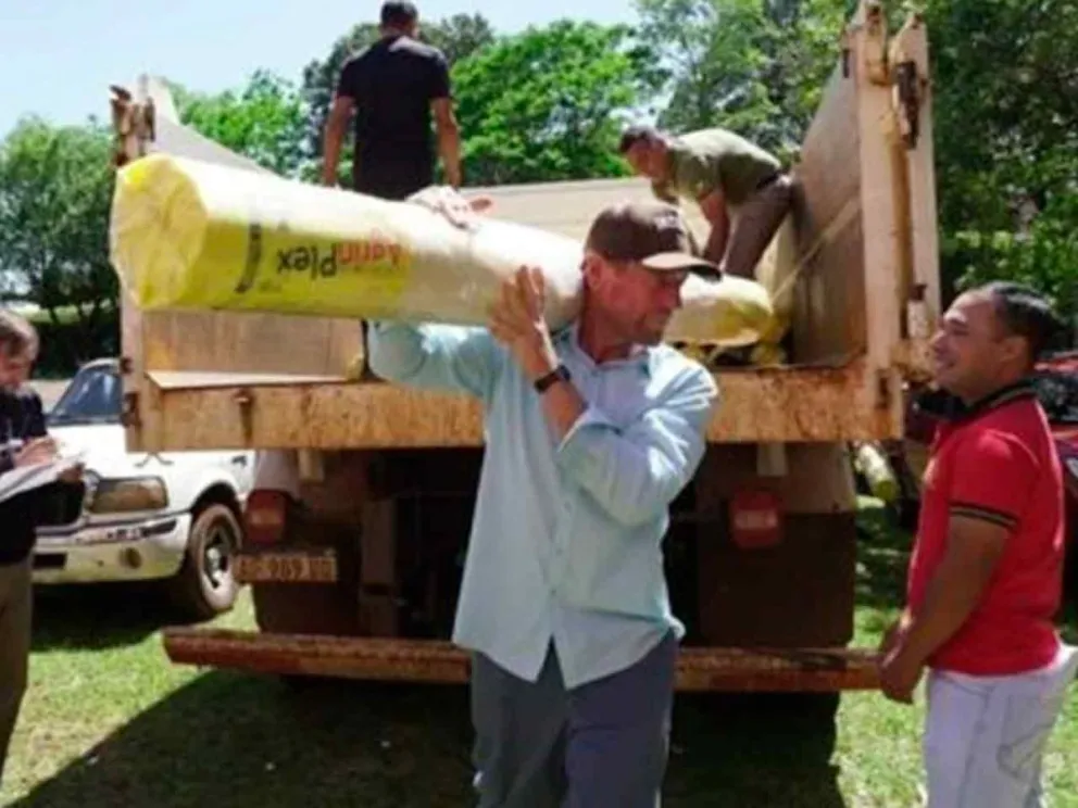 Entrega de plásticos para invernaderos
