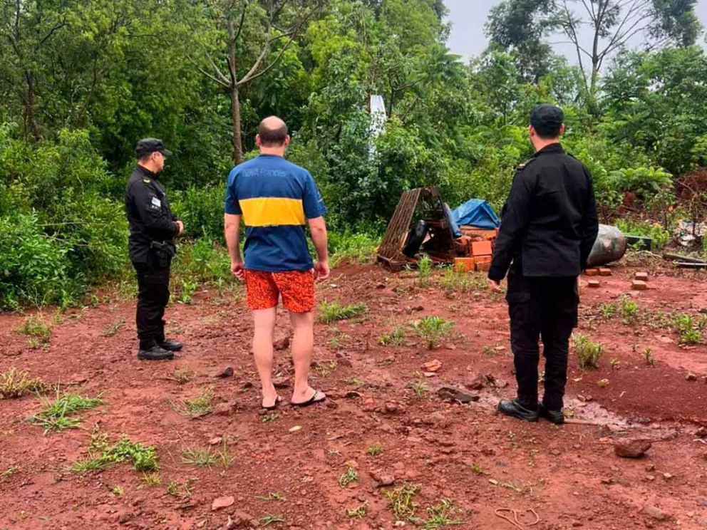 Recorrió las zonas afectadas