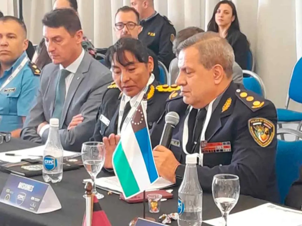 Momento de la exposición en Entre Ríos