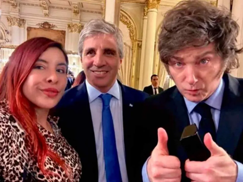 Rodríguez, Caputo y Milei