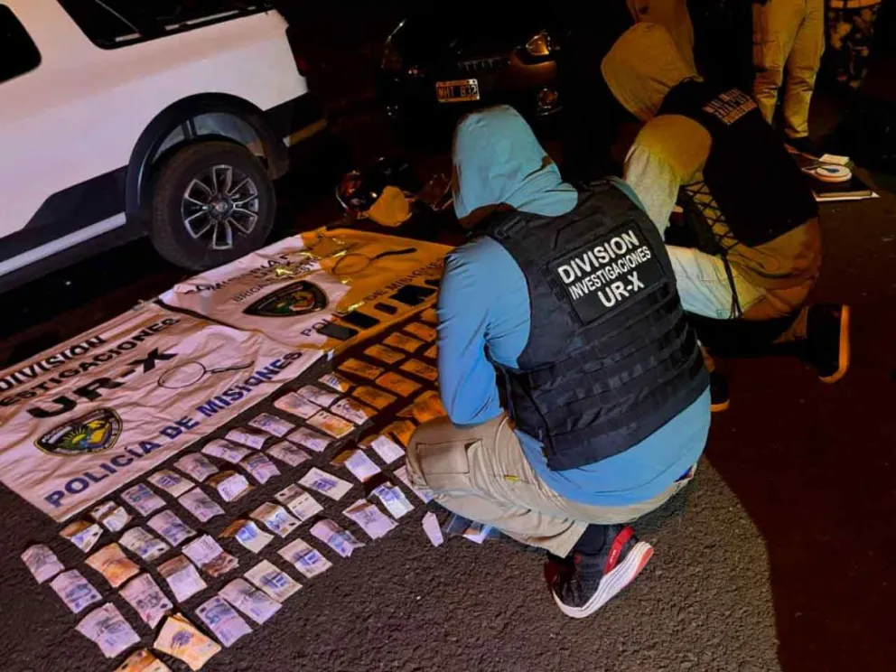 Elementos incautados en el operativo