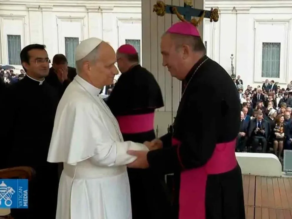 El Papa y Mons. Nicolás Baisi