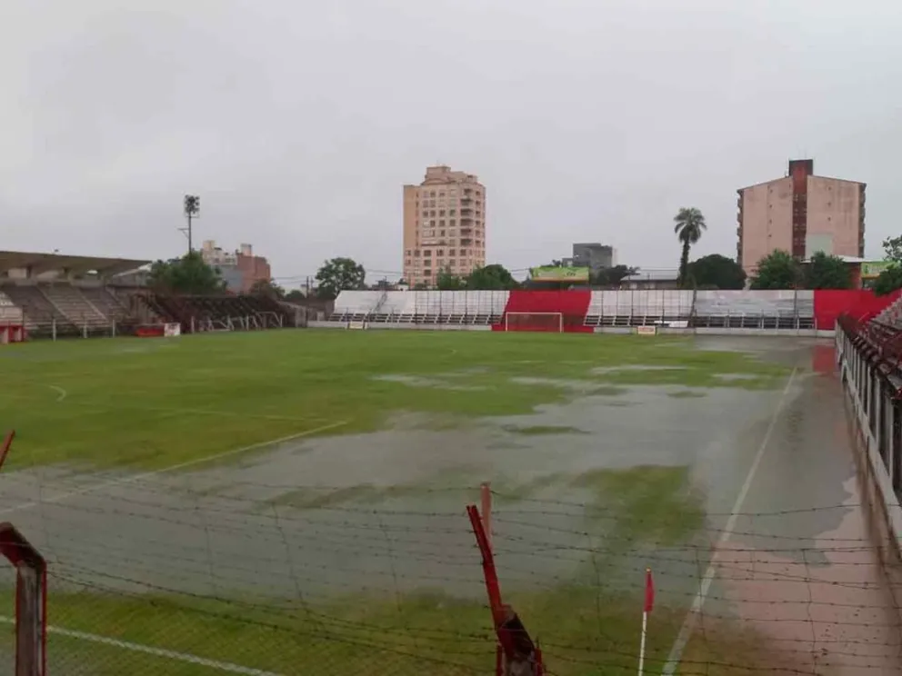 Campo de juego anegado