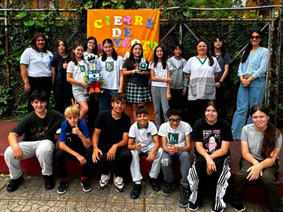 Alumnos de sexto grado, autores del proyecto