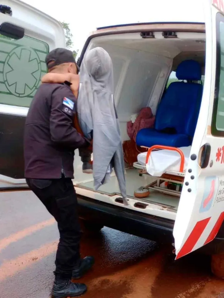 Fue trasladado de urgencia al hospital 