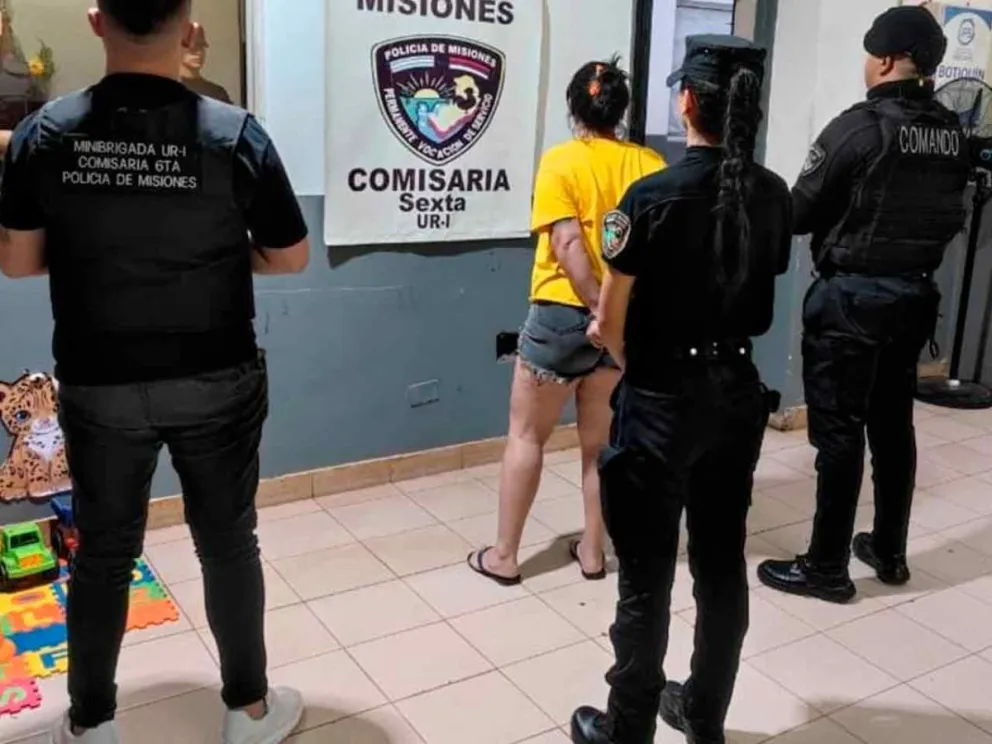 La agresora fue aprehendida