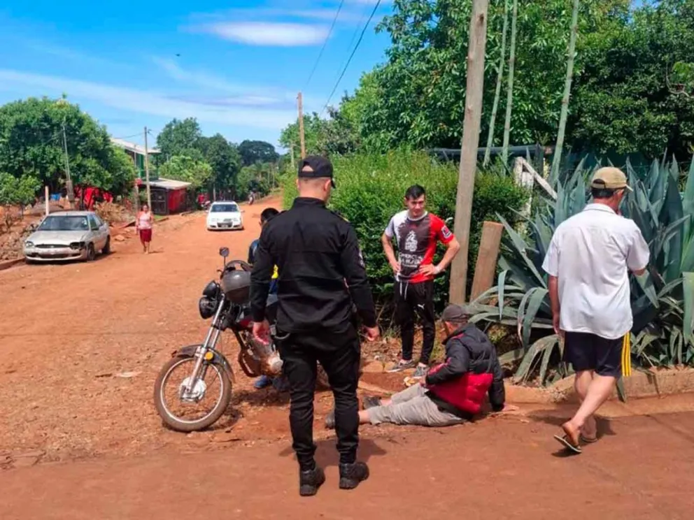 Fue trasladado al Hospital de Oberá