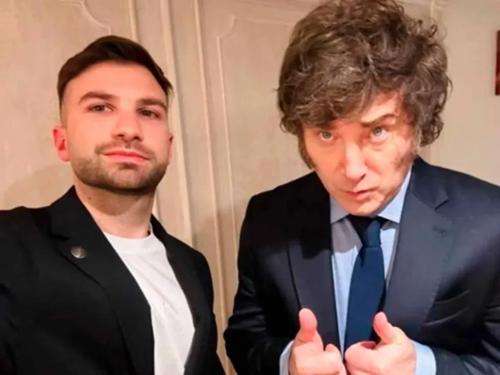 Mauricio Novelli y Javier Milei