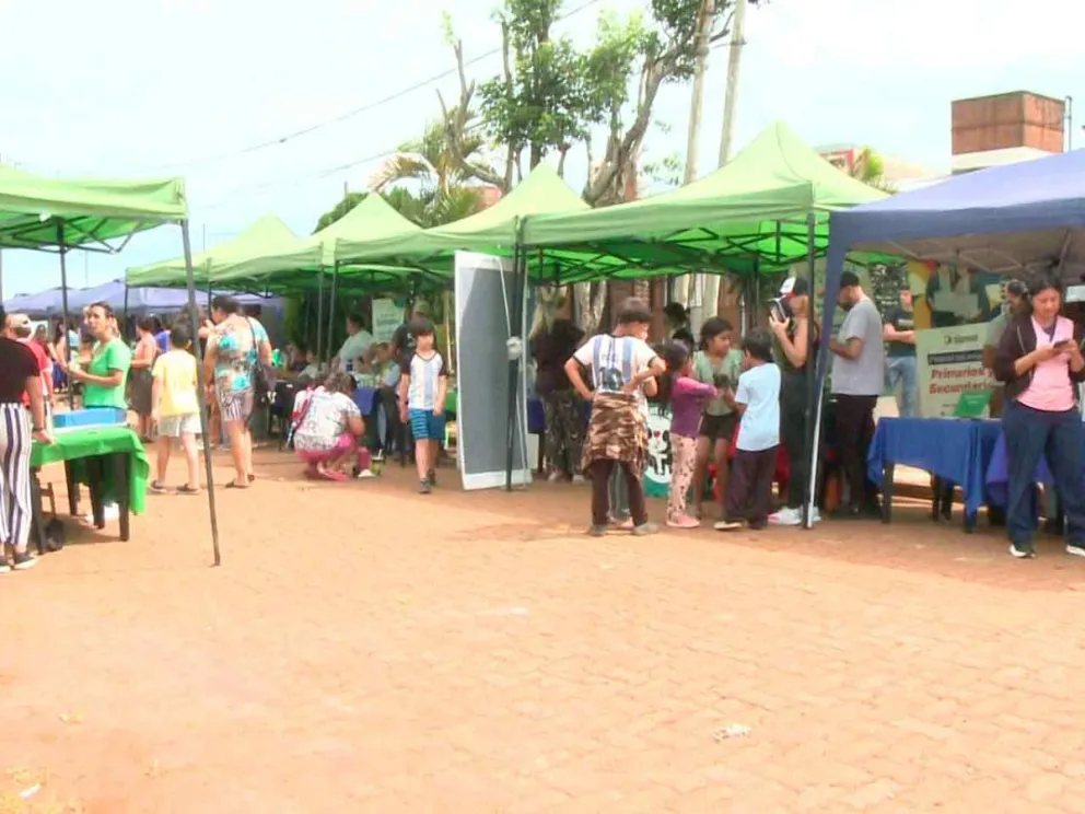 Alta concurrencia de vecinos