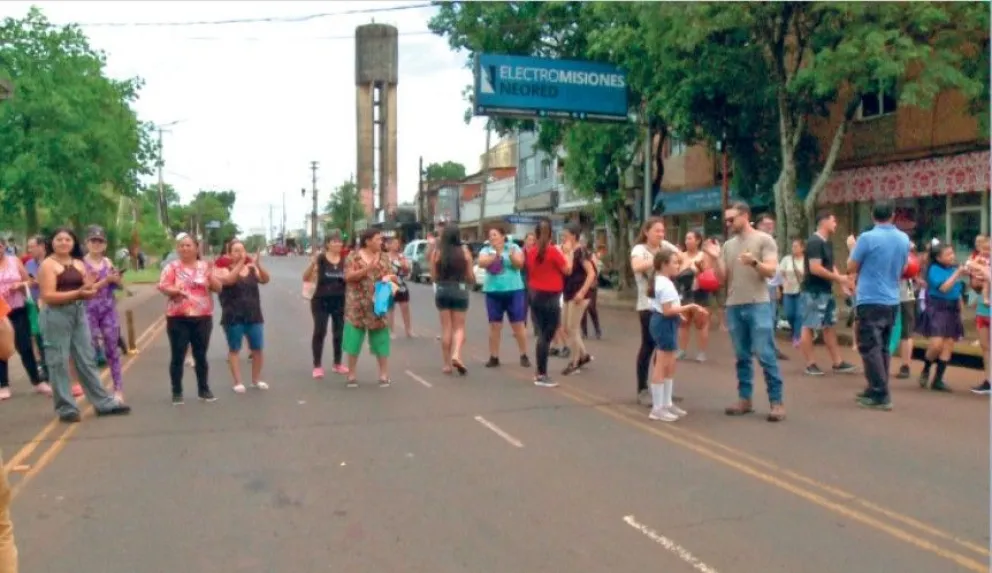 Manifestación vecinal por inseguridad