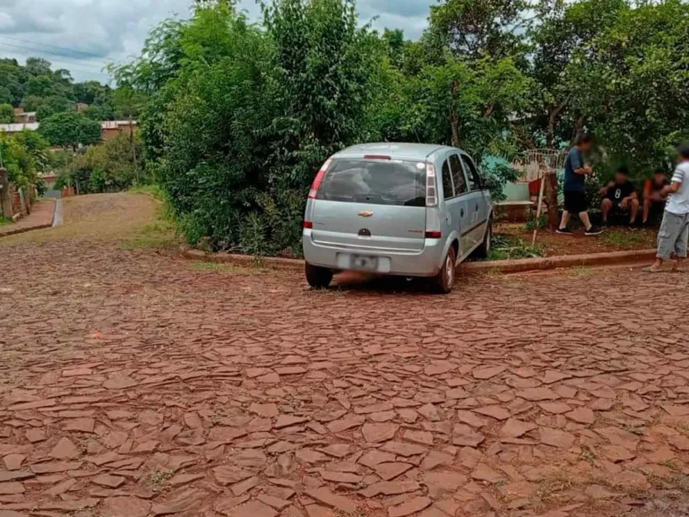 Perdió el control del rodado