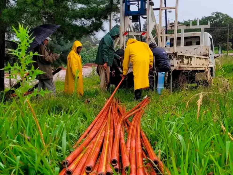 En el barrio Juan Pablo II