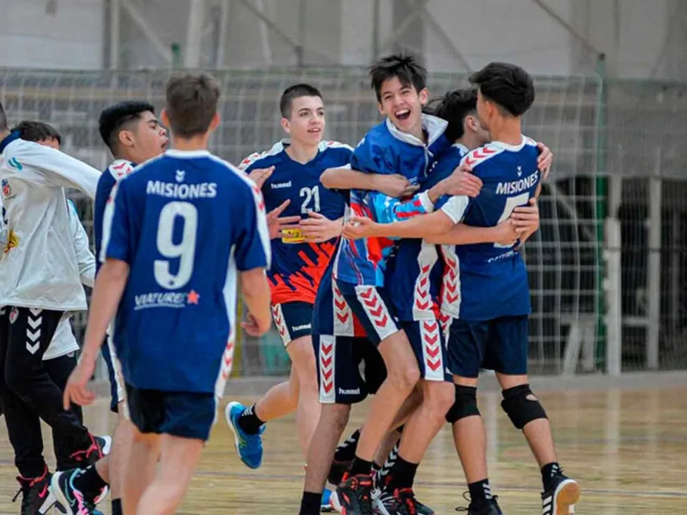 Festejo de los ganadores