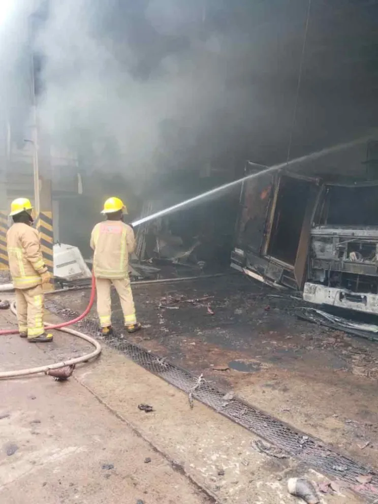 Fuertes daños materiales