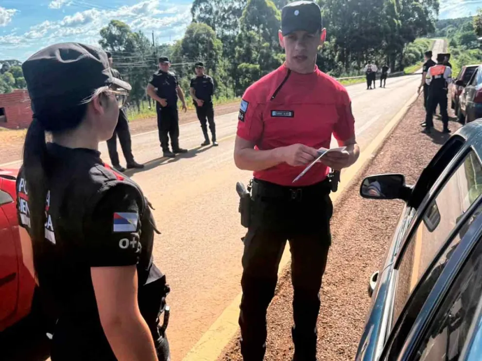 Puntos de control vial en rutas 