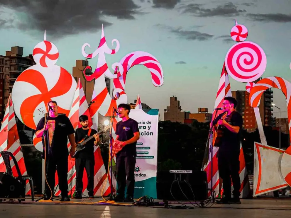 Final del Pre Festival en el Parque de las Fiestas