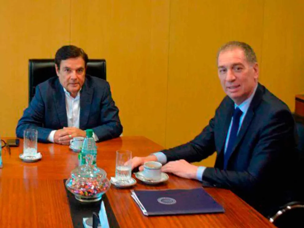 Carlos Eduardo Rovira y Diego Santilli