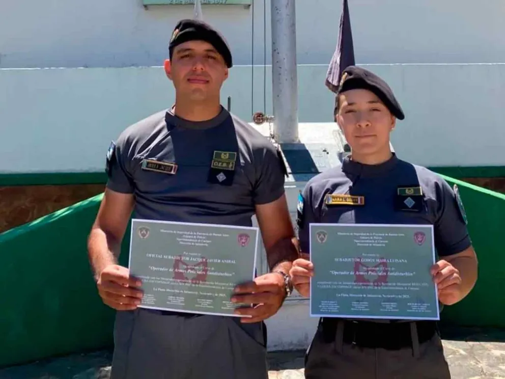 Javier Jacque y Maira Godoy