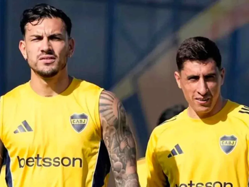Leandro Paredes y Miguel Merentiel