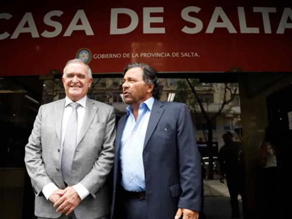 Osvaldo Jaldo y Gustavo Saénz