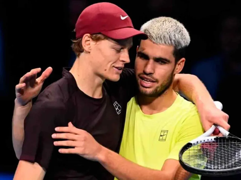 Jannik Sinner y Carlos Alcaraz
