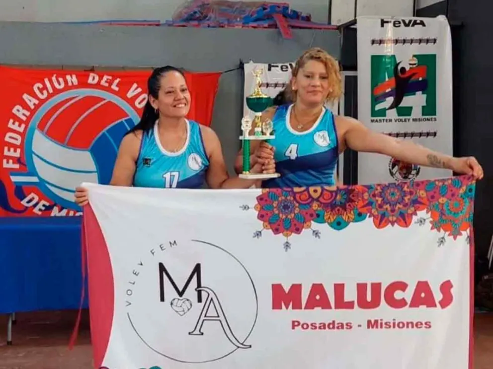 Ganadoras en el podio