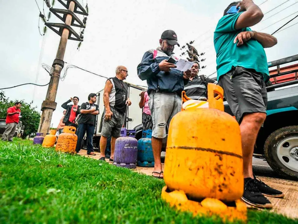 Las recargas de 10 kg a $11.500