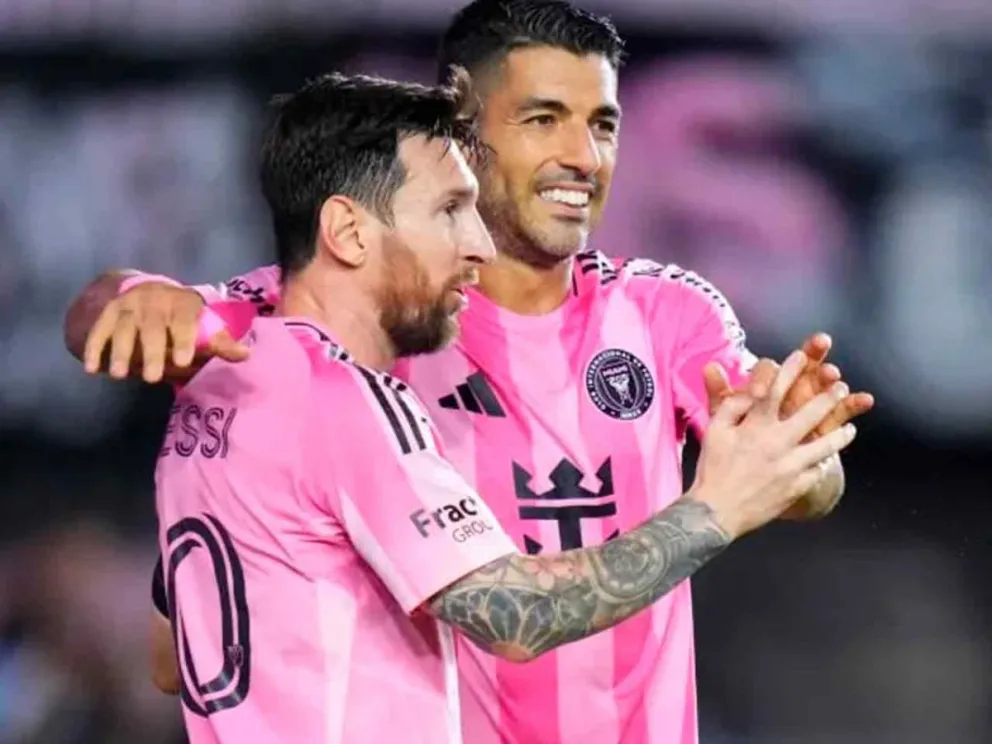 Lionel Messi y Luis Suárez