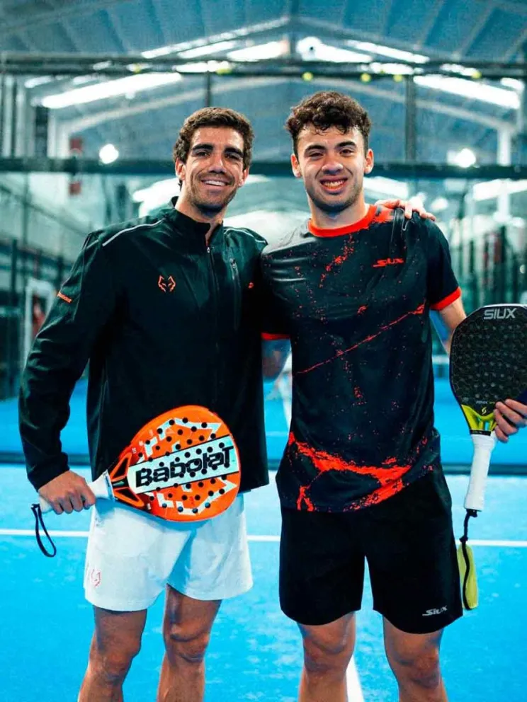 El posadeño junto a Juan Lebrón