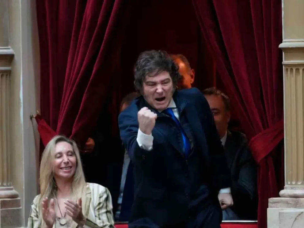 Karina y Javier Milei