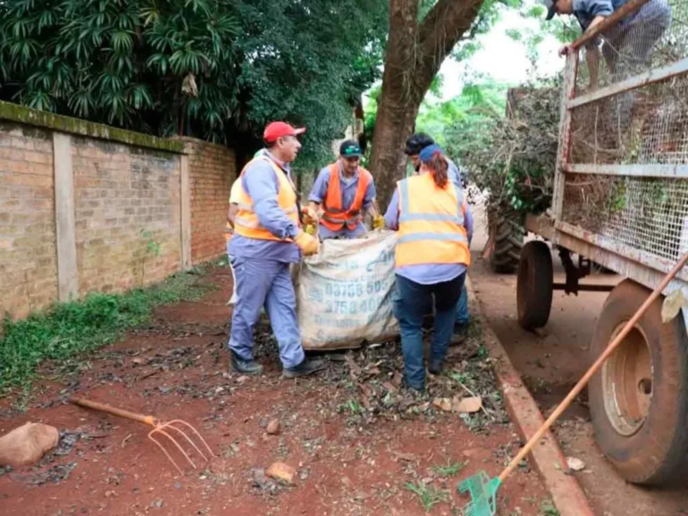 En distintos sectores de la ciudad
