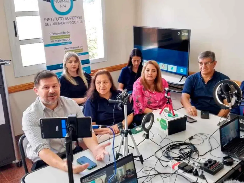 Ramiro Aranda y el equipo de TIC