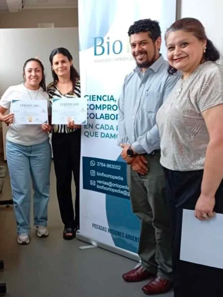 Participantes de la capacitación médica