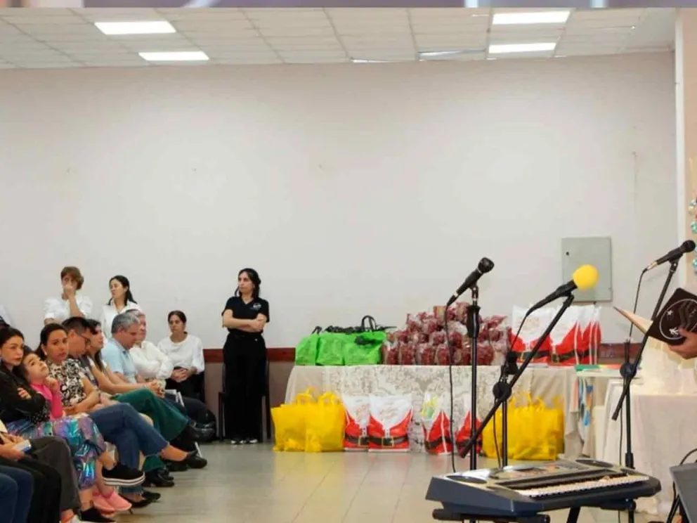 Momento del acto de cierre