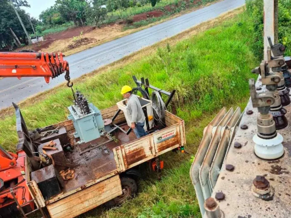Cambio de un transformador de 5kVA