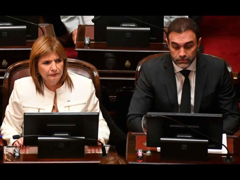 Patricia Bullrich y Ezequiel Atauche