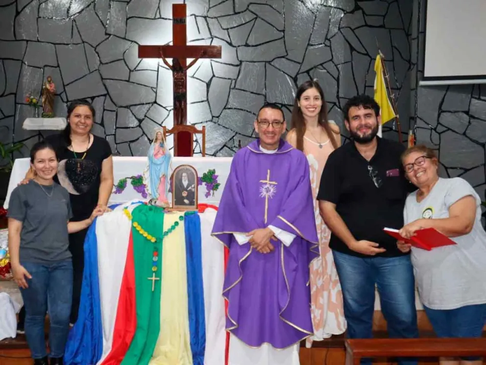 En el Santuario Diocesano de Santa Rita